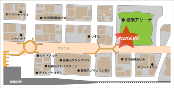 新横浜校アクセスマップ